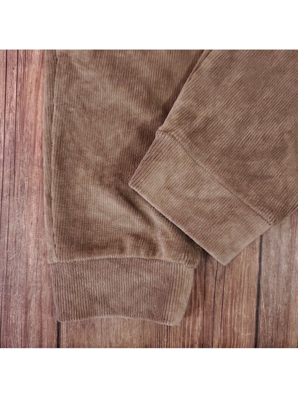 Reiss Kaiden Womens Size XL Mocha Corduroy Drawstring Stretch Joggers Pants - Picture 5 of 12